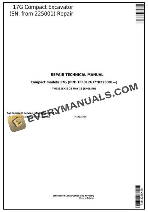 john deere 17g excavator|john deere 17g owners manual.